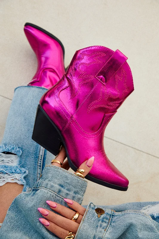 Festival Playlist Cowgirl Boots - Pink