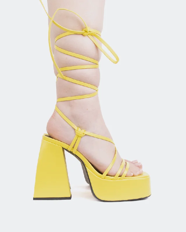 Hypnotic Yellow Leather