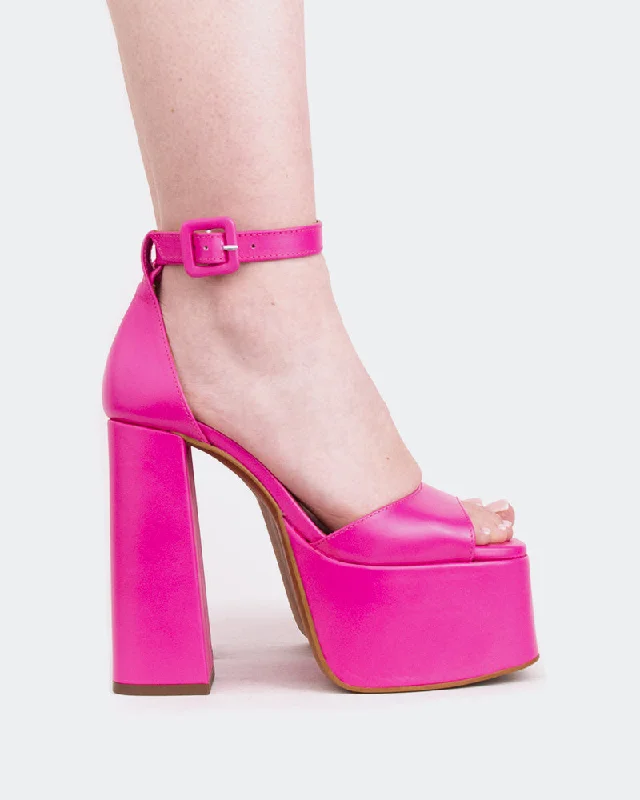 Walton Pink Leather/Cuir Rose